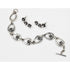 Niels Erik From Jewelry Danish NE From Sterling Horseshoes Flowers Links Demi Parure Set C. 1940&