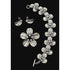 Niels Erik From Jewelry Danish NE From Sterling Modernist Flowers Demi Parure Set C. 1950s