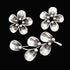 Niels Erik From Jewelry **Danish Niels Erik From Sterling Modernist Flowers Demi Parure Set C. 1940/50s