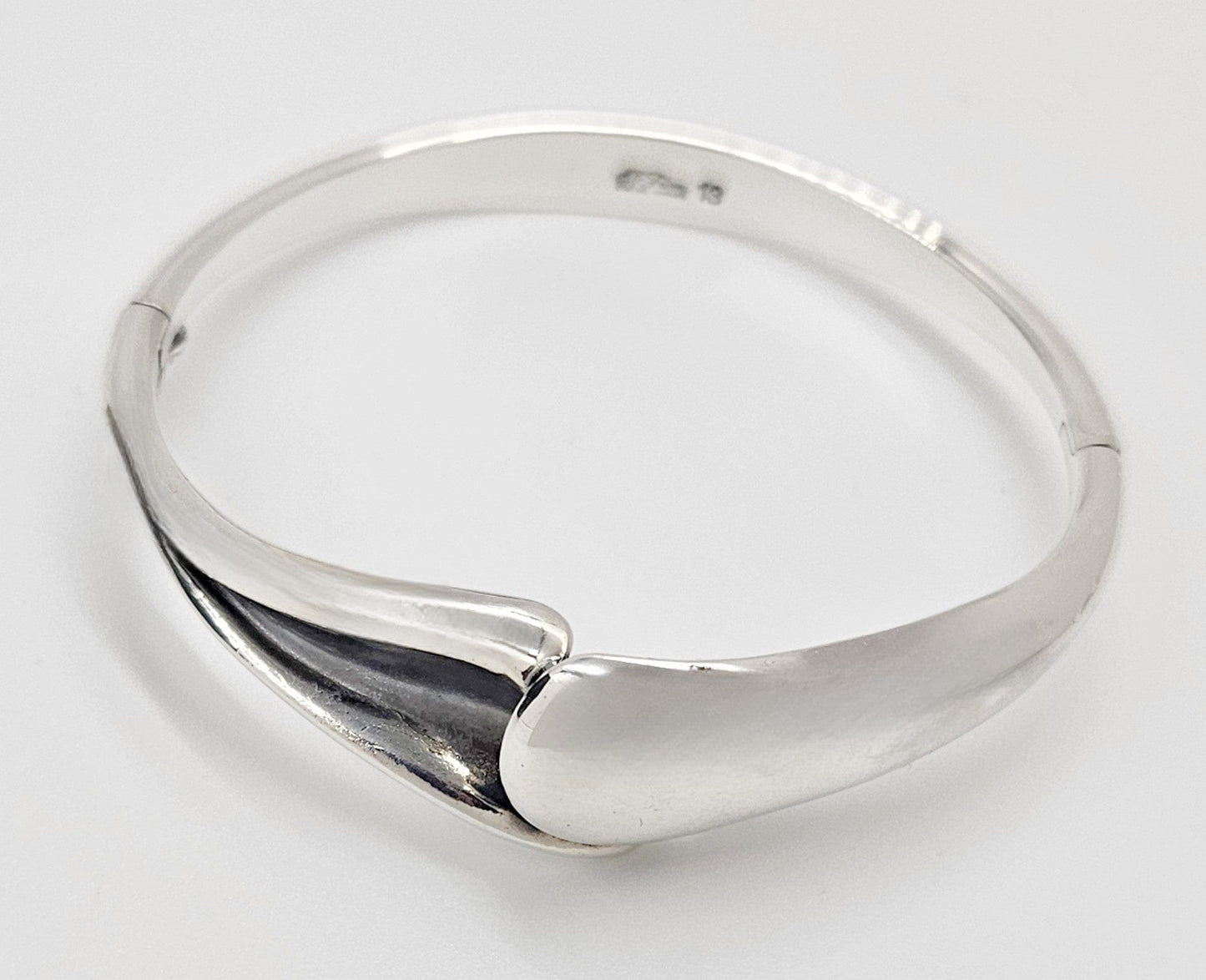 Niels Erik From Jewelry Designer Niels Erik From Denmark Sterling Modernist Bracelet C. 40s/50s