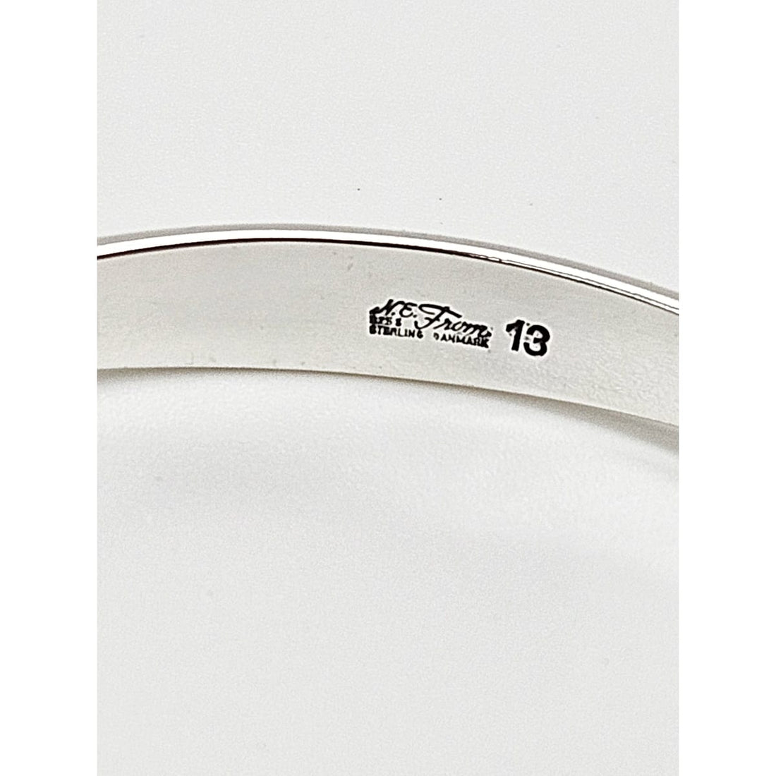 Niels Erik From Jewelry Designer Niels Erik From Denmark Sterling Modernist Bracelet C. 40s/50s