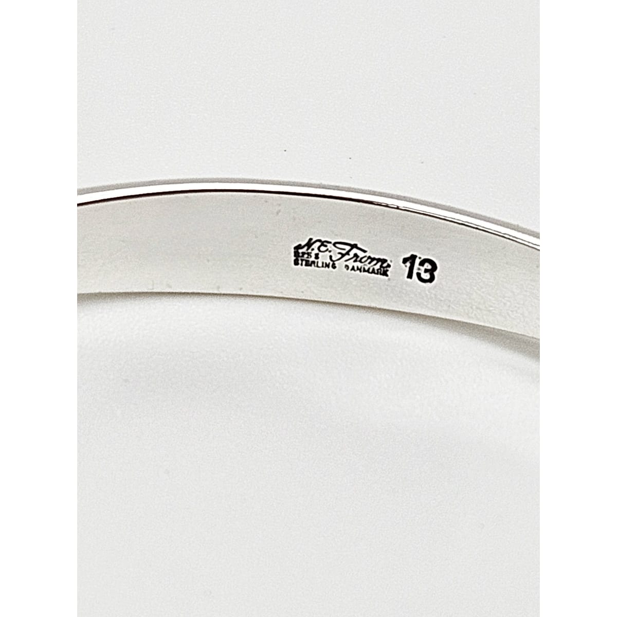Niels Erik From Jewelry Designer Niels Erik From Denmark Sterling Modernist Bracelet C. 40s/50s