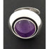 Niels Erik From Jewelry Niels Erik From Denmark Sterling Amethyst Large Unisex Statement Ring 1960s