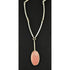 Niels Erik From Jewelry Superb Niels Erik From Denmark Sterling Rose Quartz Bar Link Necklace 1960s