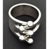 Norway Plus Designs Jewelry Norway + Designs AGE Sterling Modernist 5 Prong Crown Jester Ring C 1960s