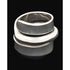Norway Plus Designs Jewelry RARE Norway + Designs AGE Sterling Modernist Triple Wrap Unisex Ring C. 1960s