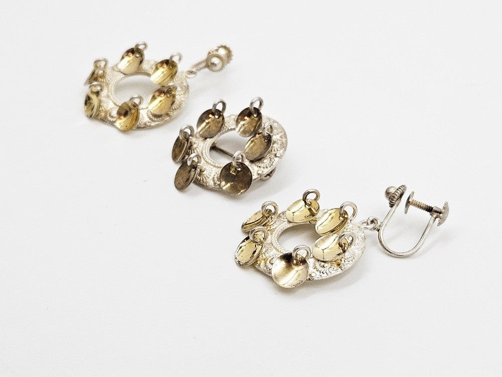 Norwegian Sterling Solje Set Jewelry Vintage Norwegian Sterling Silver Solje Brooch & Earrings Set #3