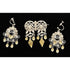 Norwegian Sterling Solje Set Jewelry Vintage Norwegian Sterling Silver Solje Brooch & Earrings Set 