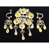 Norwegian Sterling Solje Set Jewelry Vintage Norwegian Sterling Silver Solje Brooch & Earrings Set 