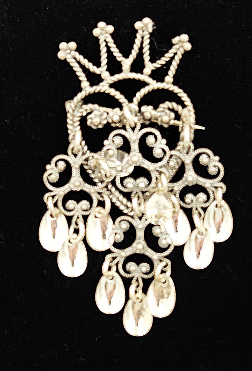 Norwegian Sterling Solje Set Jewelry Vintage Norwegian Sterling Silver Solje Brooch & Earrings Set #9