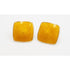 OPRO Jewelry OPRO Norway Sterling & Yellow Guilloche Enameled PIERCED Earrings