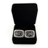 ORNO Jewelry Superb ORNO Poland Sterling Abstract Modernist Viking Cufflinks Circa 1950&