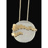 Palmer Jewelry Designer K Palmer Sterling 14K Gold Pendant Necklace
