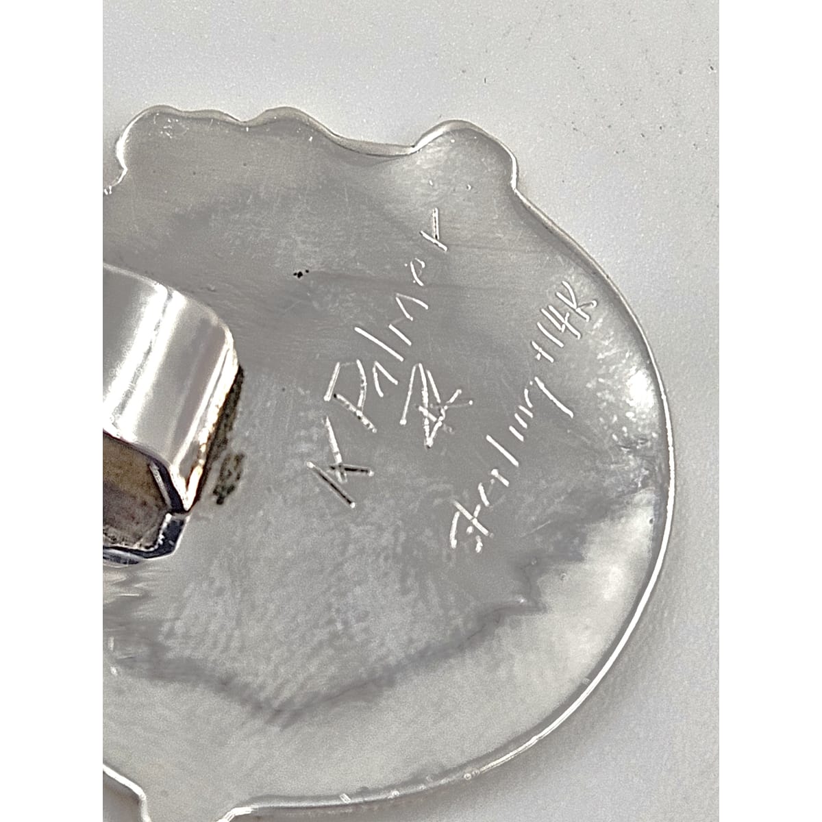 Palmer Jewelry Designer K Palmer Sterling 14K Gold Pendant Necklace