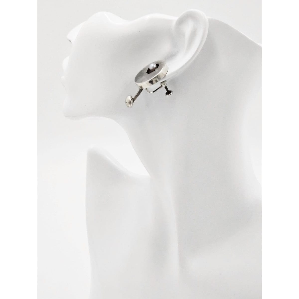 Peter Macchiarini Jewelry Super RARE Highly Desirable! Peter Macchiarini Early "Pod" Earrings Circa 1951