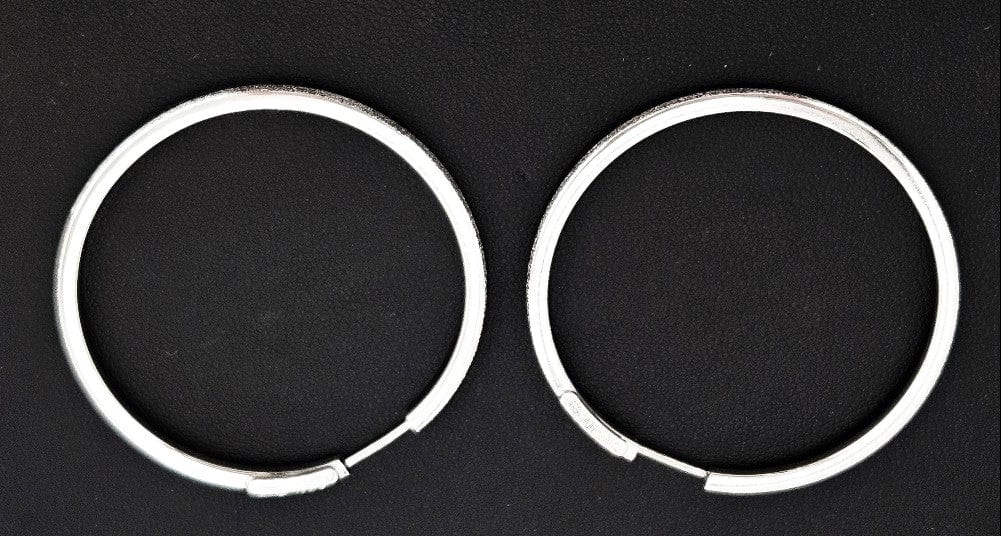 Pianegonda Jewelry NWOT Pianegonda Italy Annulus Collection Sterling Silver Hoop Earrings