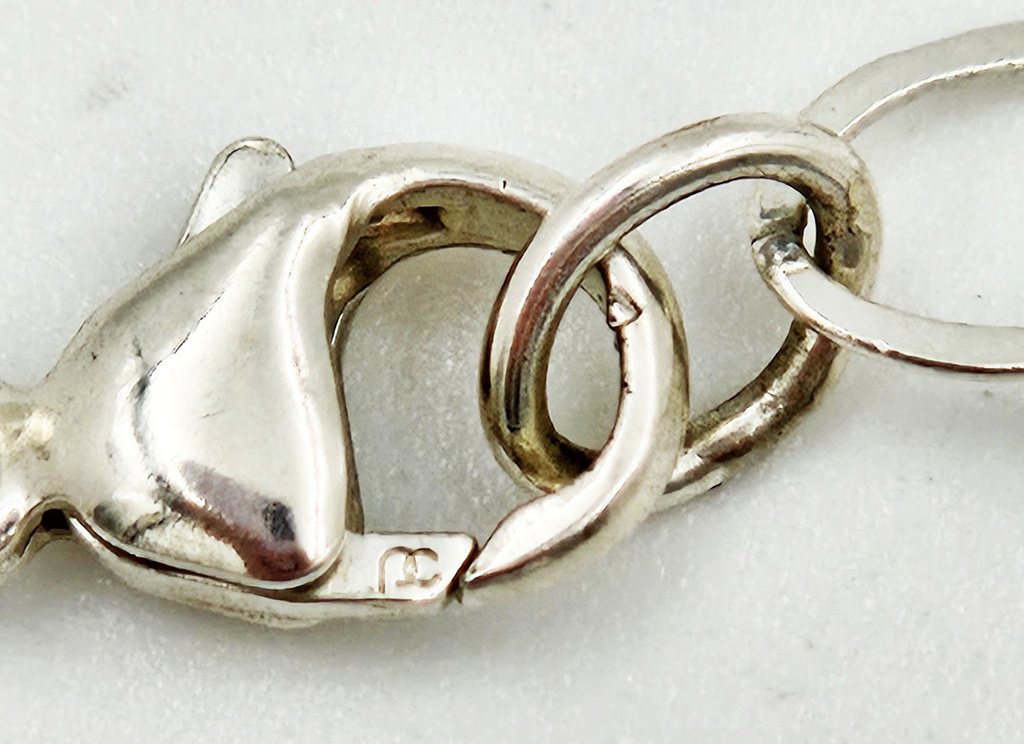 Pierre Cardin Jewelry Designer Pierre Cardin 4 Feet Long Sterling Silver Necklace Circa 1960's