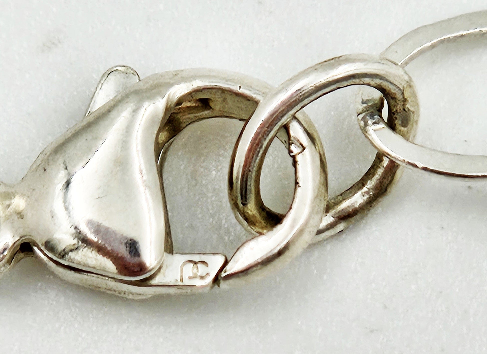 Pierre Cardin Jewelry Designer Pierre Cardin 4 Feet Long Sterling Silver Necklace Circa 1960's