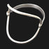Vintage Artisan Signed PM sterling silver modernist Tubular 2-Piece Bangle Bracelet, view 1 of 10