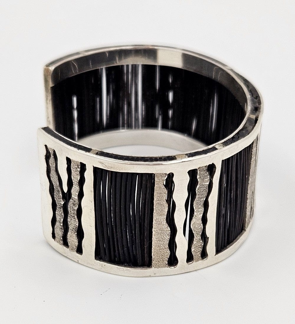 Porcupine Quill Cuff Jewelry Designer Sterling Silver & Porcupine Quills Cuff Bracelet