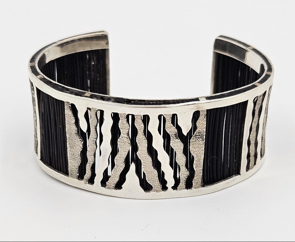 Porcupine Quill Cuff Jewelry Designer Sterling Silver & Porcupine Quills Cuff Bracelet