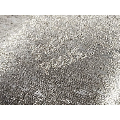 Prele Sterling Jewelry Artisan Signed Sterling Silver Unisex Abstract Modernist XL Pendant Necklace