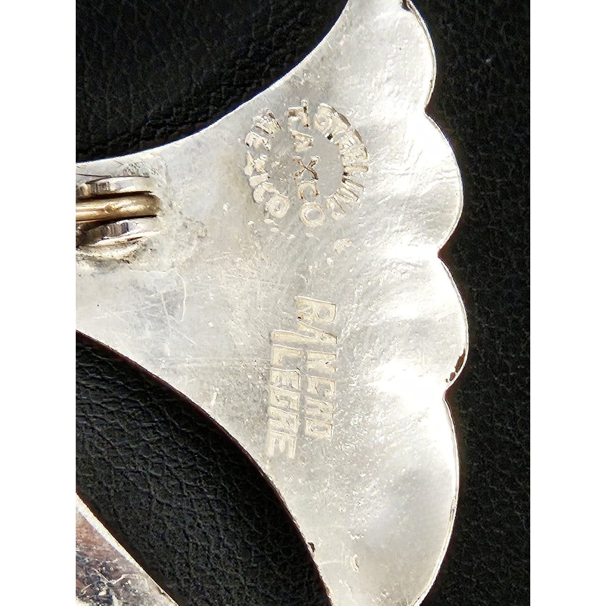 Rancho Alegre Jewelry Superb Rancho Alegre Taxco Sterling Silver 3D Flower Brooch 1960s