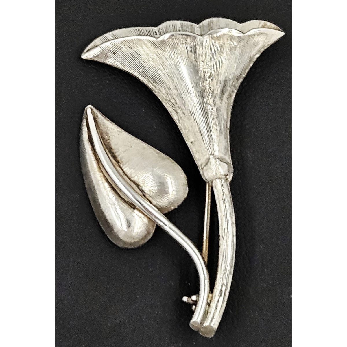 Rancho Alegre Jewelry Superb Rancho Alegre Taxco Sterling Silver 3D Flower Brooch 1960s