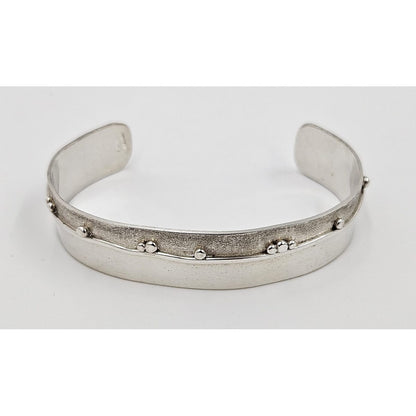 Randahl Jewelry Julius Olaf Randahl JOR Sterling Abstract Modernist Cuff Bracelet Circa 1940/50s