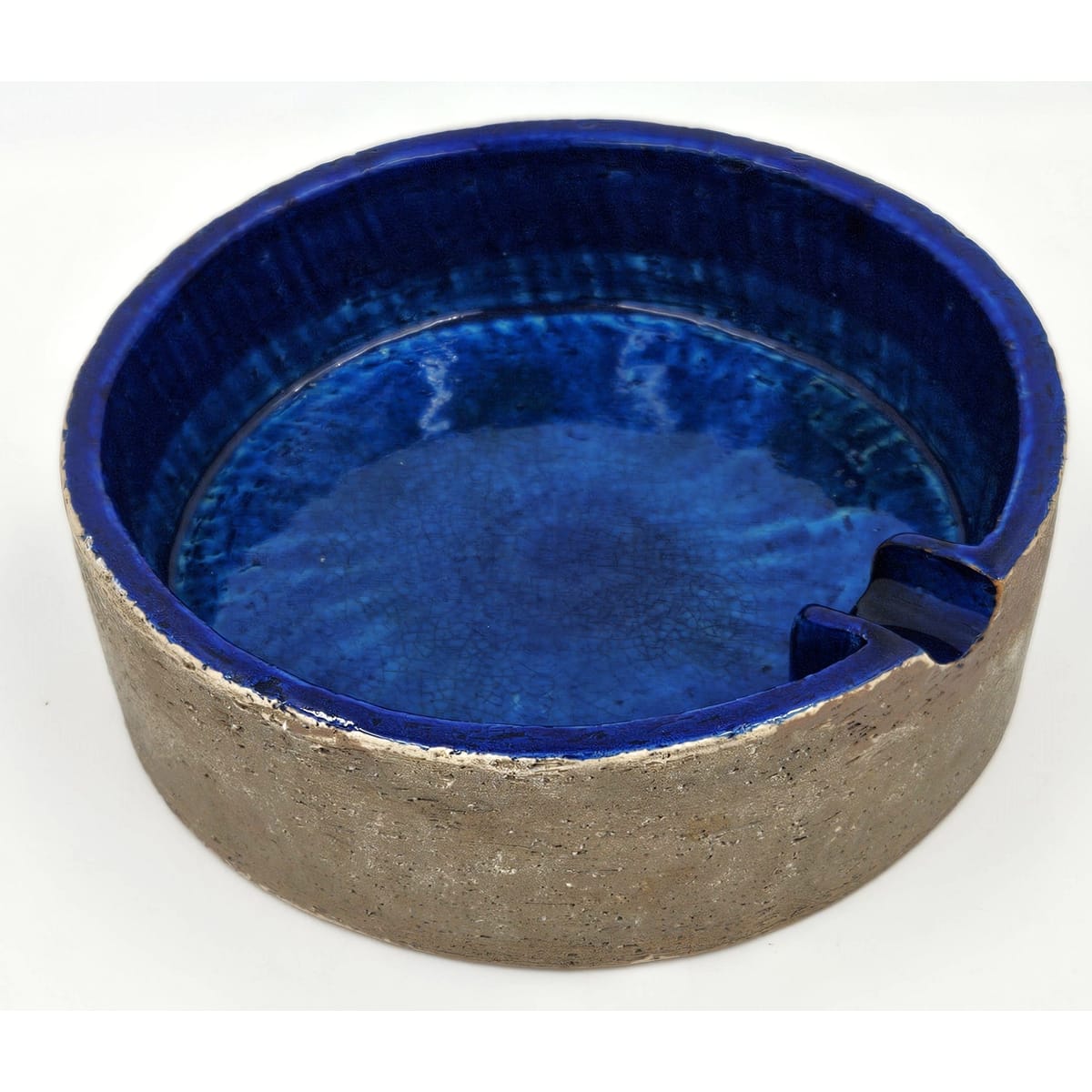 Raymor Bitossi Collectible ceramics MCM Ceramic Retro Raymor Italy Cigar Ashtray Trinket Catchall Bowl C. 1960s
