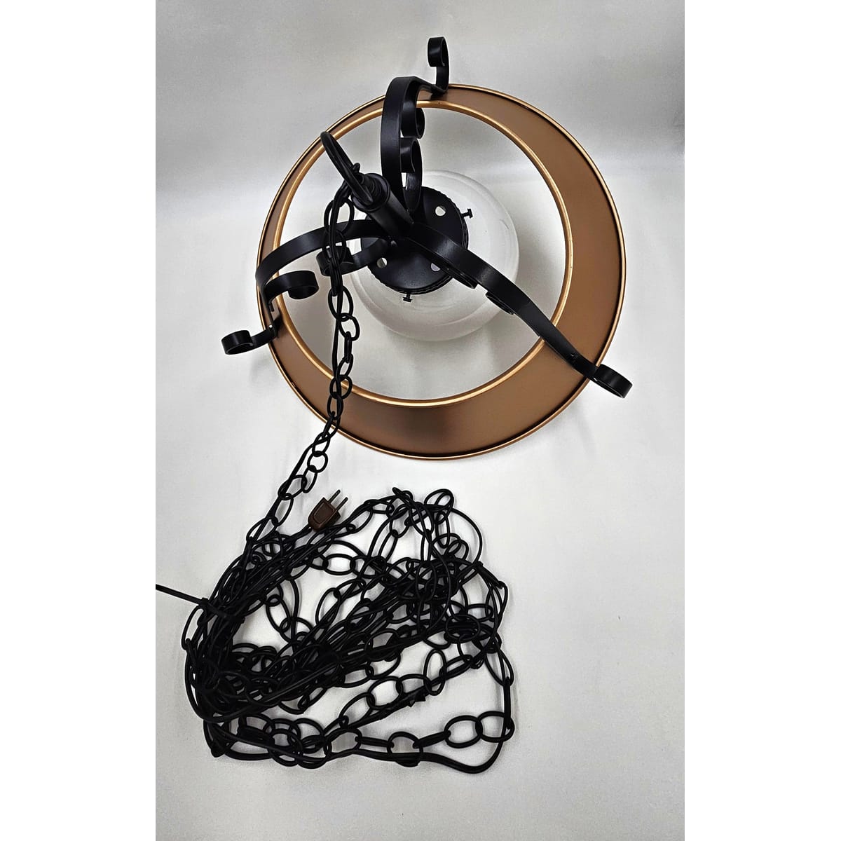 Refurbished MCM Swag Chandelier Lighting Superb 1960&
