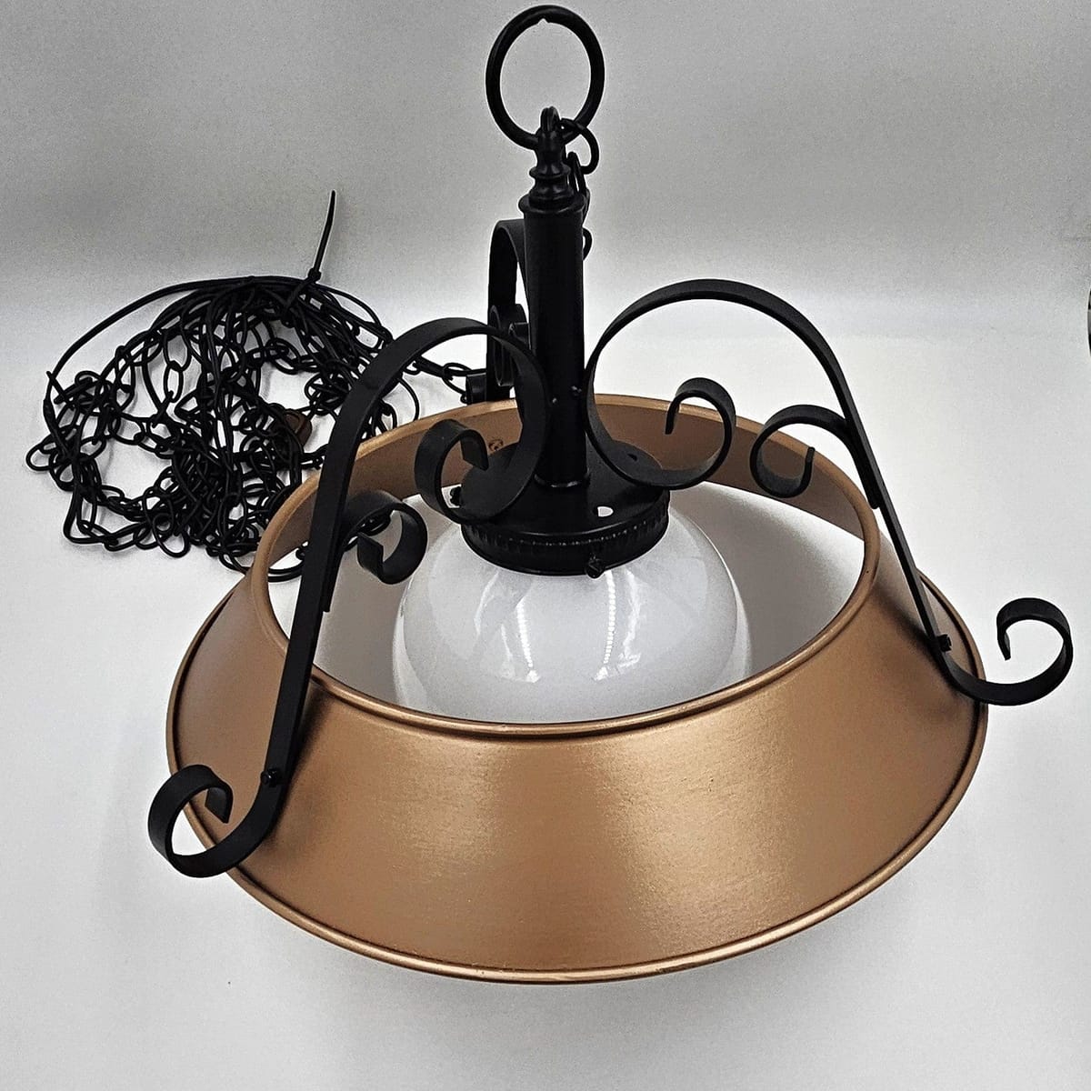 Refurbished MCM Swag Chandelier Lighting Superb 1960&