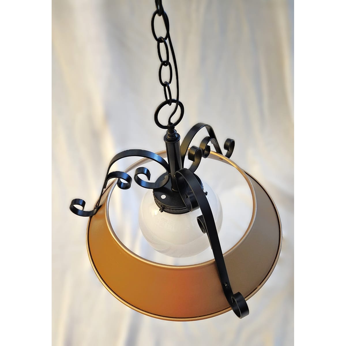 Refurbished MCM Swag Chandelier Lighting Superb 1960&