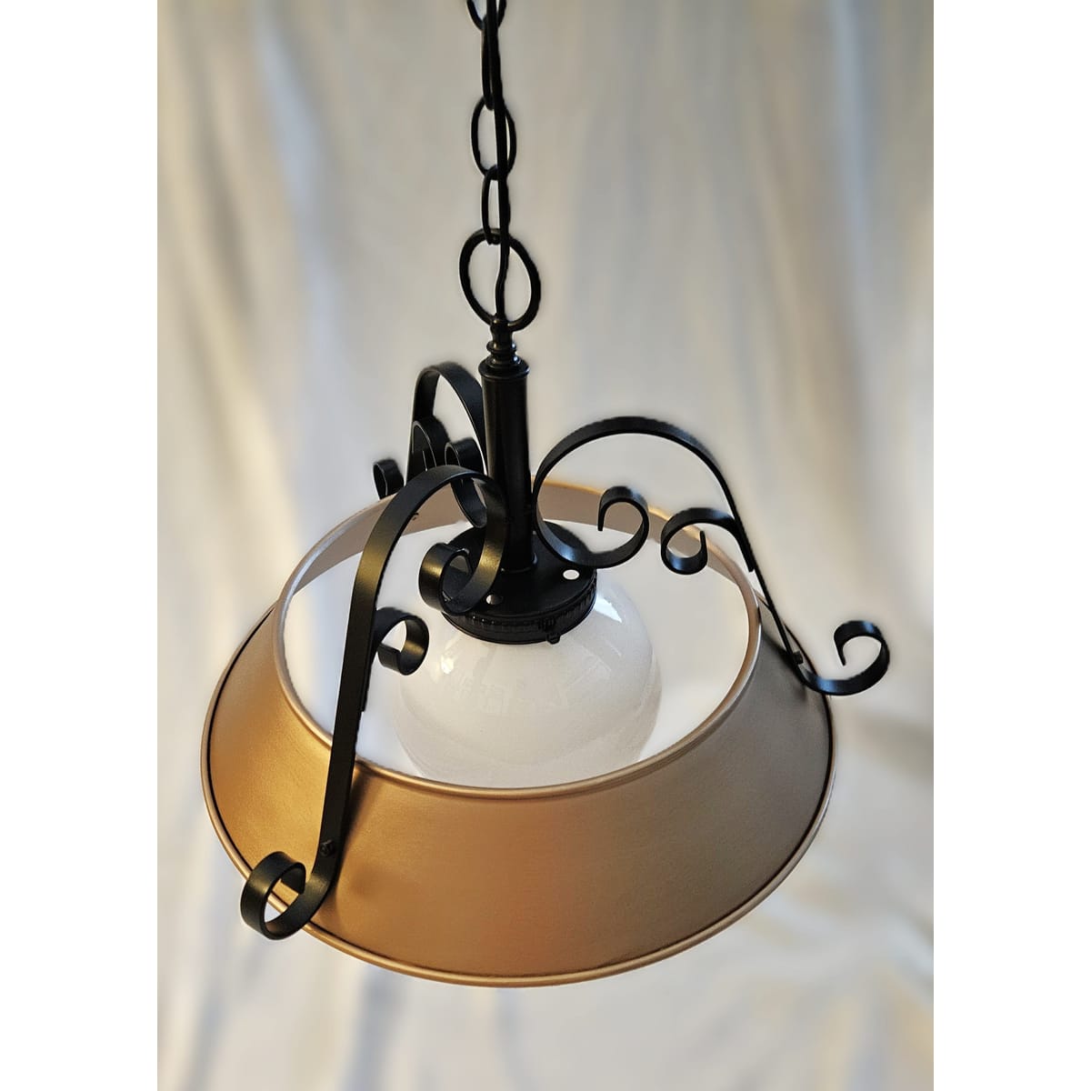 Refurbished MCM Swag Chandelier Lighting Superb 1960&