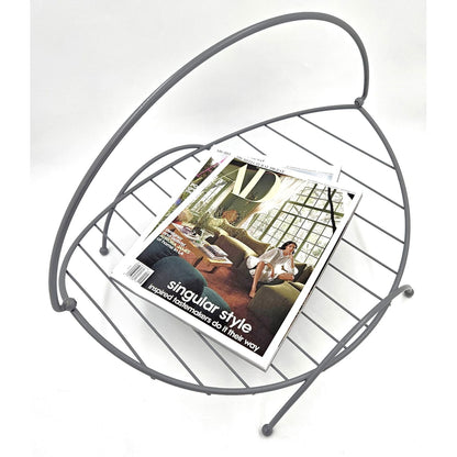 Repair/Paint Magazine Rack Refurbished Brass &amp; Enamel Large Log/Blanket/Magazine Holder Rack 1950/60s