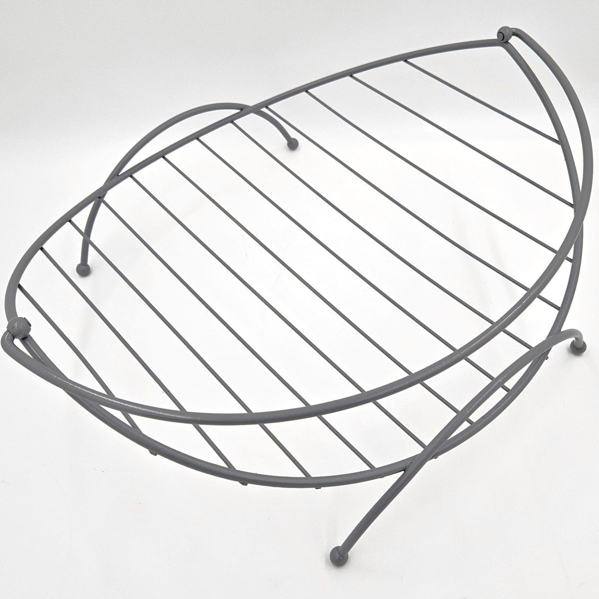 Repair/Paint Magazine Rack Refurbished Brass &amp; Enamel Large Log/Blanket/Magazine Holder Rack 1950/60s