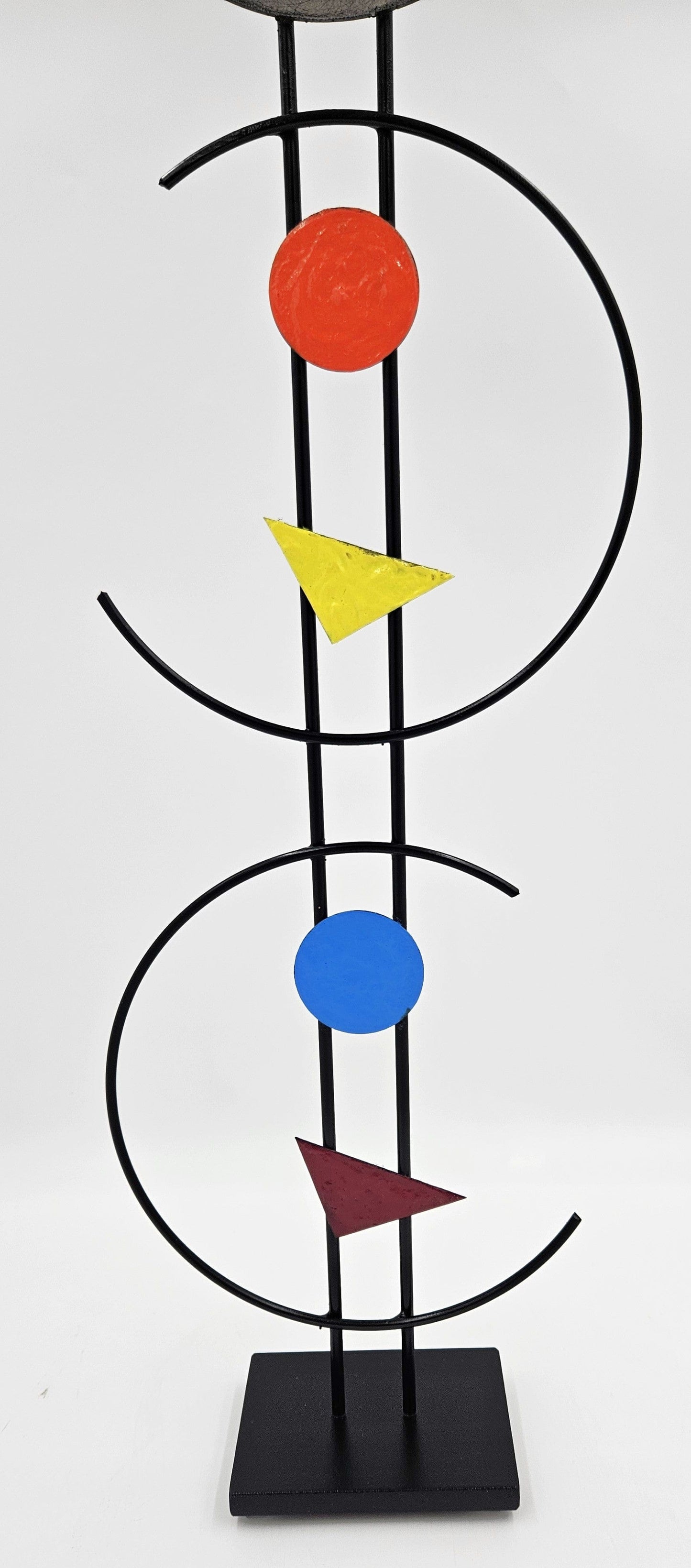 Rick Martin Clock Designer Rick Martin Abstract Modernist Pop Art Memphis Style Clock C. 1995