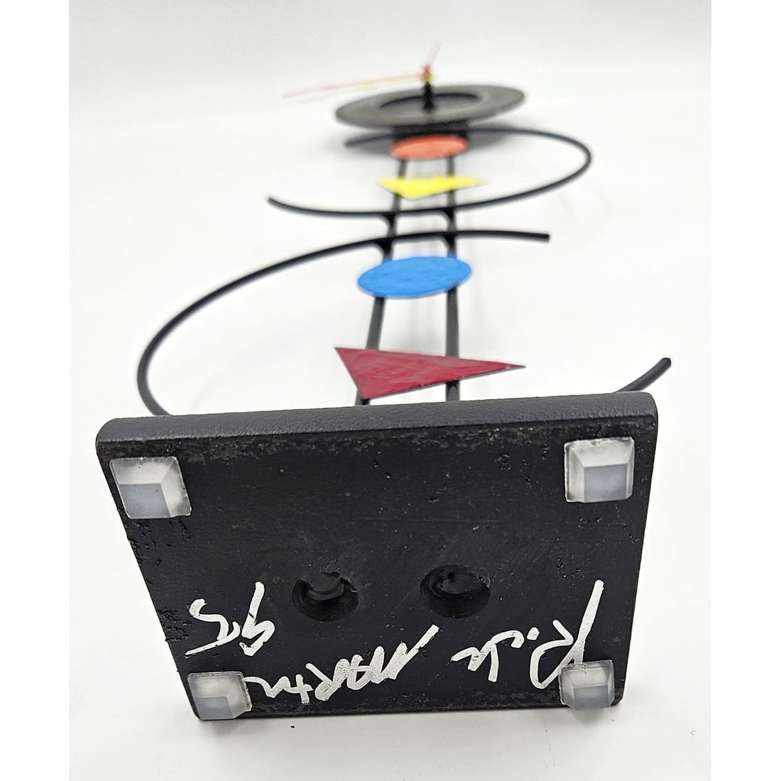 Rick Martin Clock Designer Rick Martin Abstract Modernist Pop Art Memphis Style Clock C. 1995