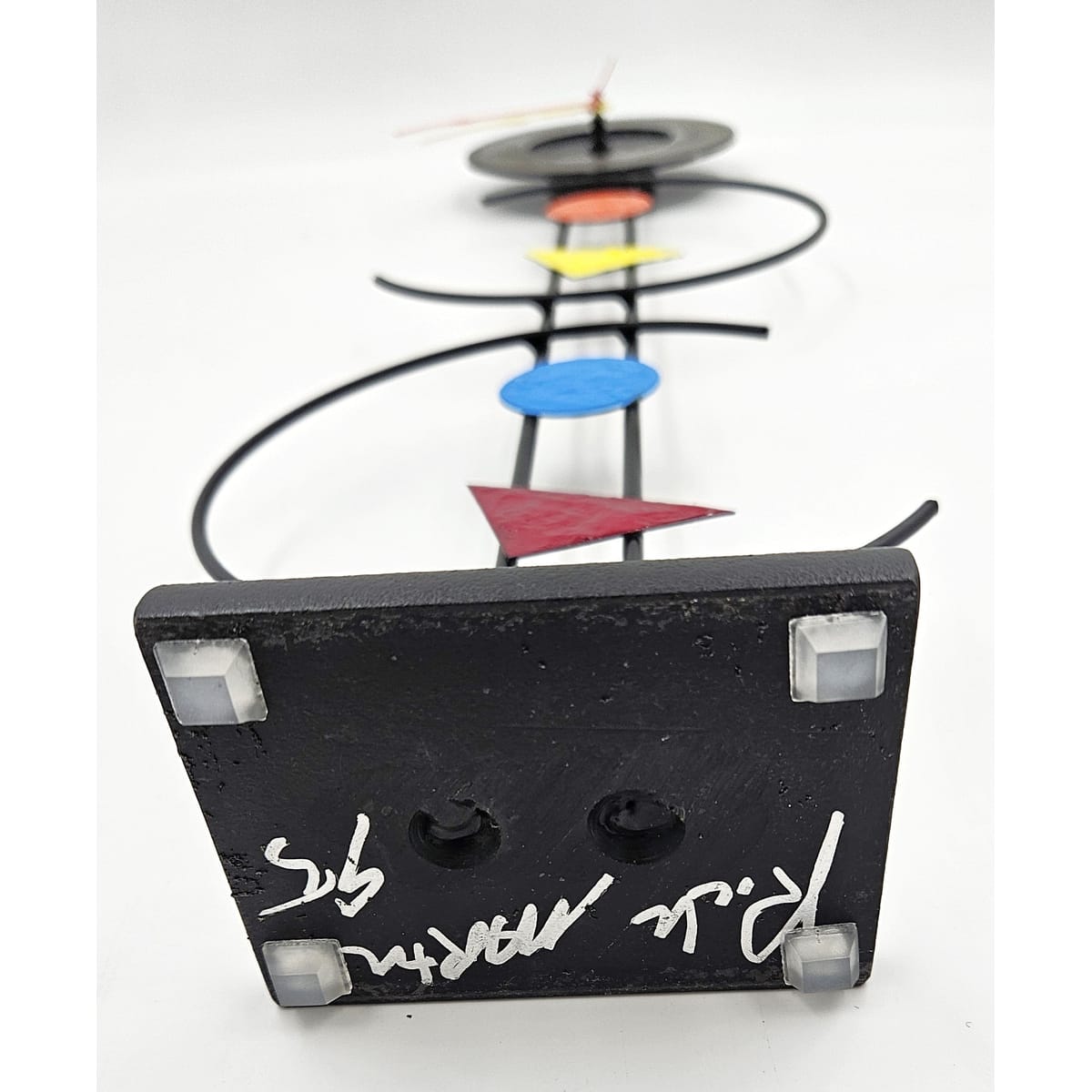 Rick Martin Clock Designer Rick Martin Abstract Modernist Pop Art Memphis Style Clock C. 1995