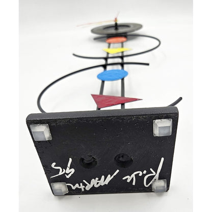 Rick Martin Clock Designer Rick Martin Abstract Modernist Pop Art Memphis Style Clock C. 1995