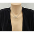 Robert Lee Morris Jewelry RLM Robert Lee Morris Sterling Silver Modernist Necklace & Ring Set 1980s