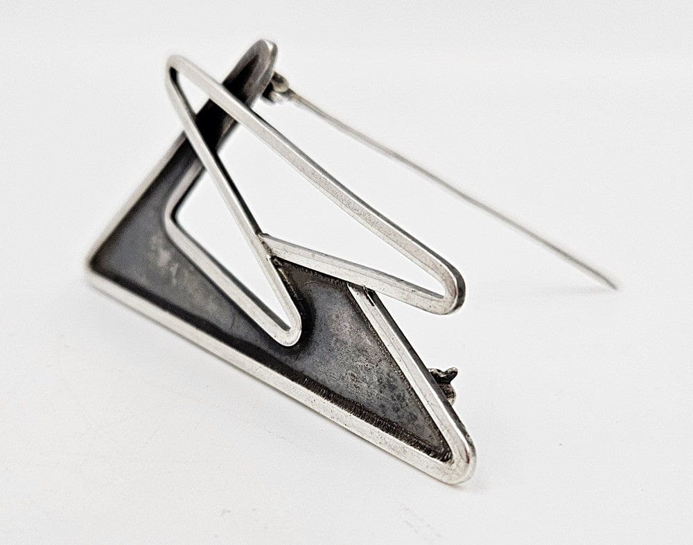 Ronald Hayes Pearson Jewelry Designer Ronald Pearson Abstract Modernist Sterling Brooch C. 1960s