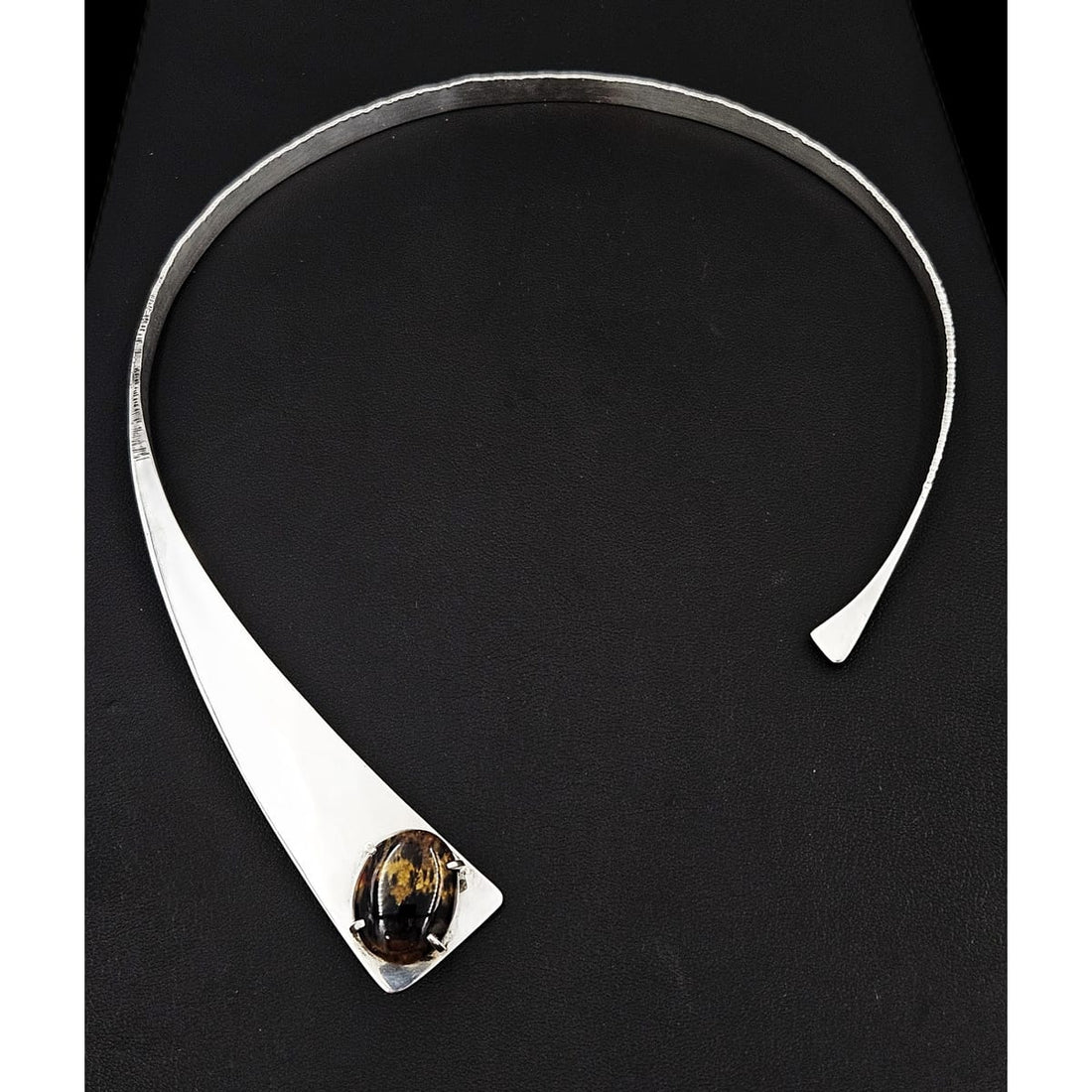 Ronald Hayes Pearson Jewelry Superb Ronald Hayes Pearson Sterling Modernist Neck Ring Circa 1960s