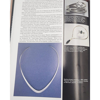Ronald Hayes Pearson Jewelry Superb Ronald Hayes Pearson Sterling Modernist V Collar Neck Ring Circa 1960s