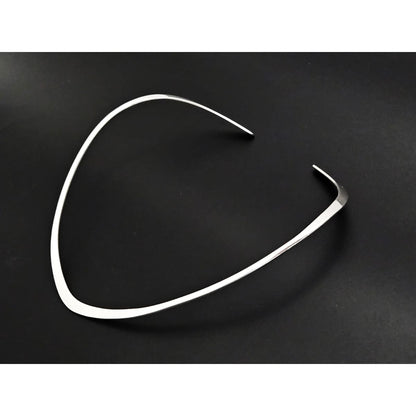 Ronald Hayes Pearson Jewelry Superb Ronald Hayes Pearson Sterling Silver Modernist V Collar Neck Ring 1950s