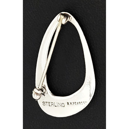 Ronald Hayes Pearson Jewelry US Designer Ronald Hayes Pearson Abstract Modernist Sterling Brooch 1960s