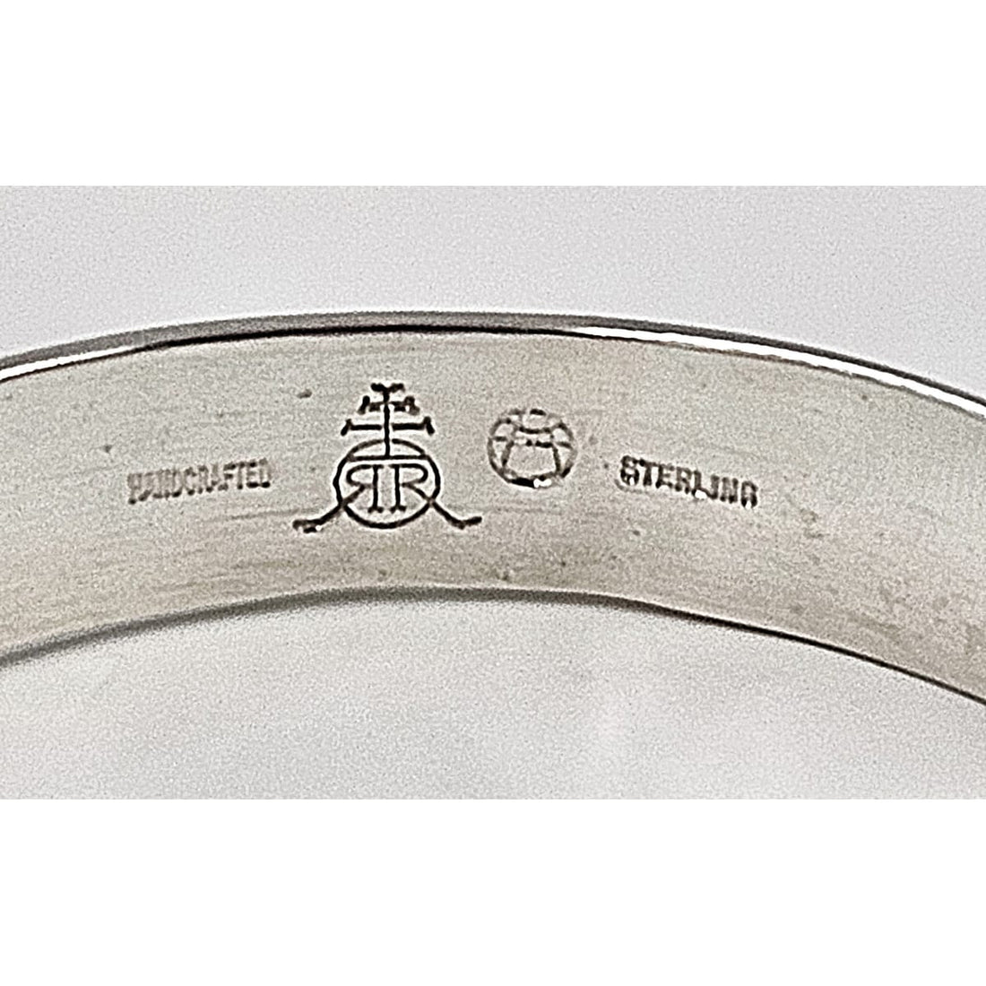 Roycroft Jewelry Rare Roycroft Renaissance Sterling Modernist Rosette Cuff Bracelet 1960-1980