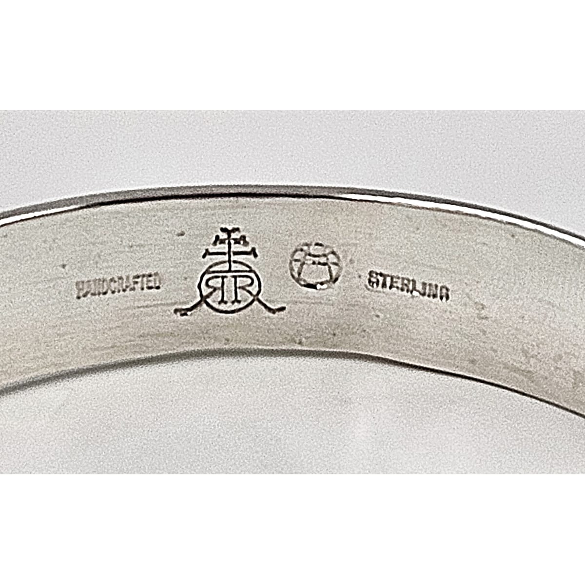 Roycroft Jewelry Rare Roycroft Renaissance Sterling Modernist Rosette Cuff Bracelet 1960-1980