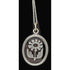 Rune Tennesmed Jewelry Rune Tennesmed Sweden Pewter Flower Pendant Sterling Necklace C. 1960&