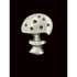 Rune Tennesmed Jewelry Rune Tennesmed Sweden Solid Pewter 3-D Mushroom Brooch Pendant C 1960&